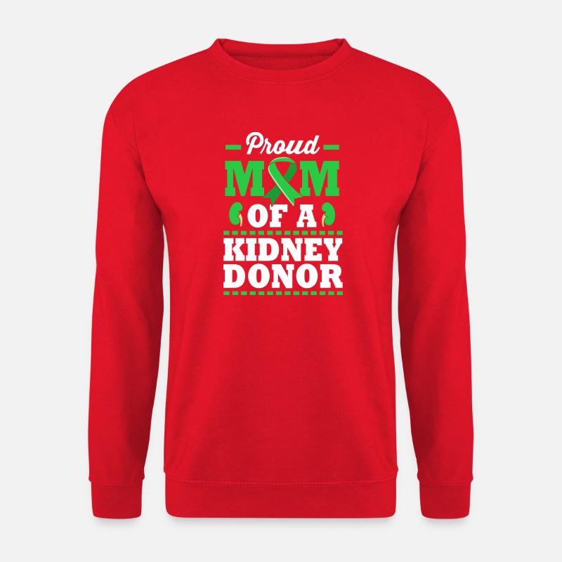 Nierenspender Transplantation Organspende - Unisex Pullover - Rot