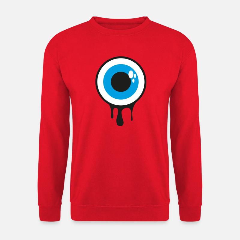 Dripping Eye - Unisex Sweatshirt - red