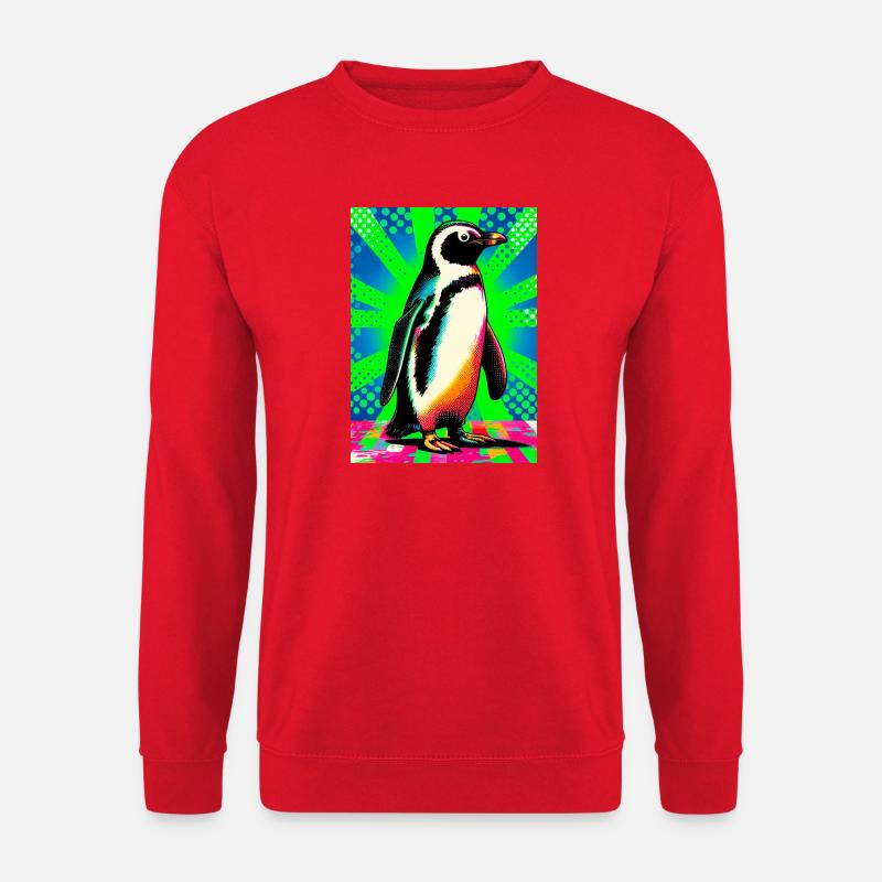 penguin - Unisex Sweatshirt - red