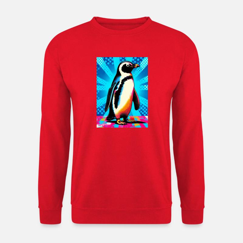 penguin - Unisex Sweatshirt - red
