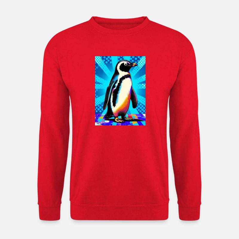 penguin - Unisex Sweatshirt - red