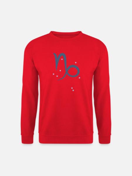 Sternzeichen Steinbock - Unisex Pullover - Rot