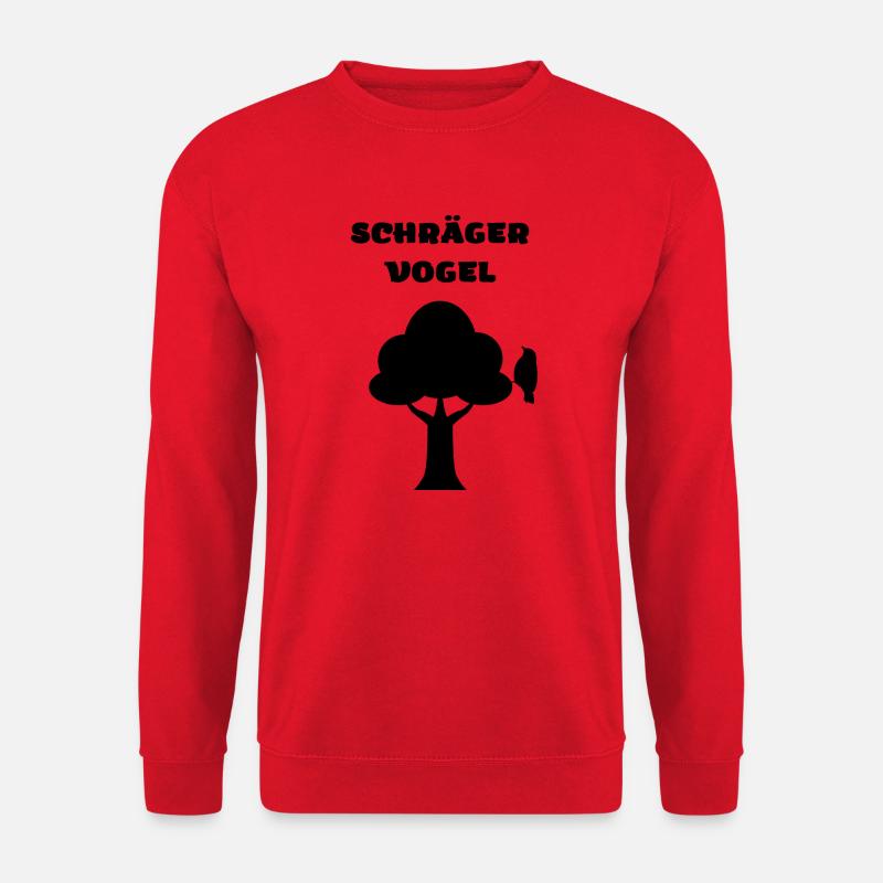 Schräger Vogel - Unisex Pullover - Rot