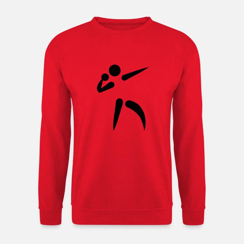 Shot put - Unisex Sweatshirt - red