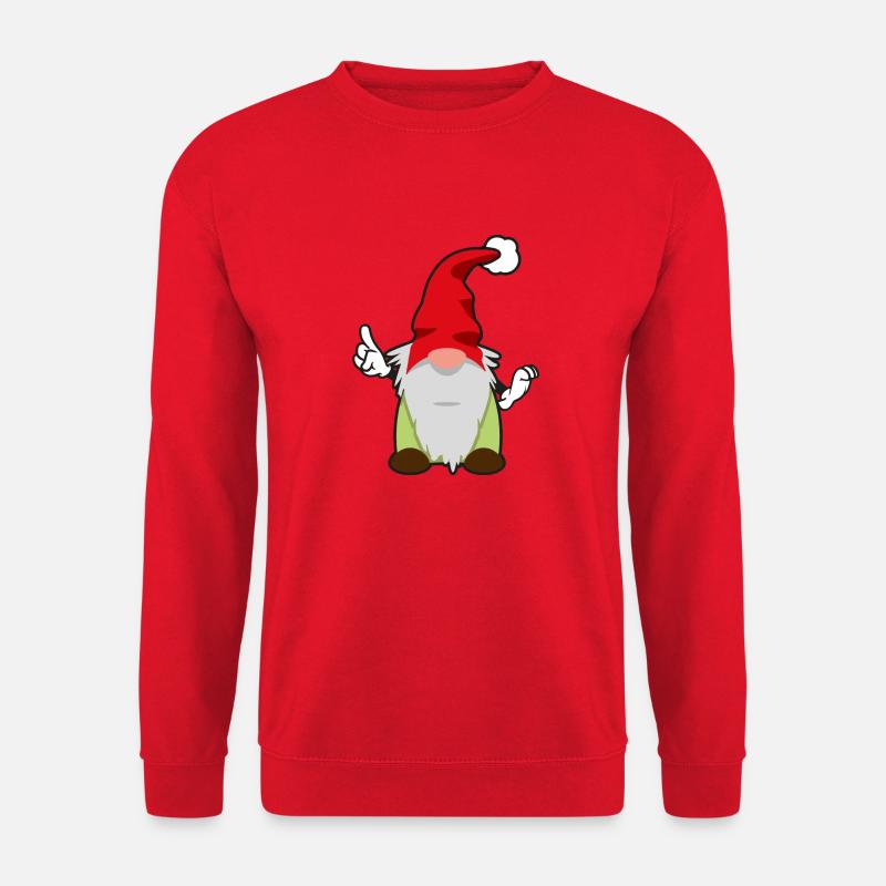 vierter Weihnachtswichtel - Unisex Pullover - Rot