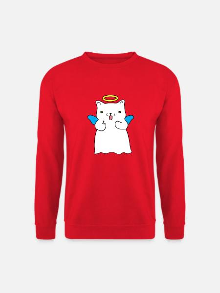 Mischievous angel - Unisex Sweatshirt - red
