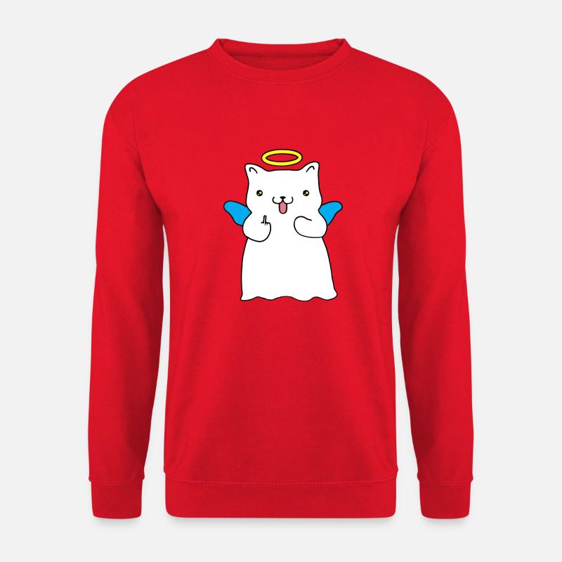 Schelmischer Engel - Unisex Pullover - Rot