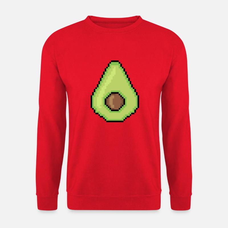 Avocado groß - Unisex Pullover - Rot