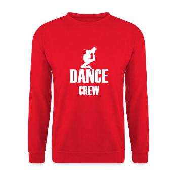 Dancing Dance Music - Unisex Sweatshirt - red - Front - Alina (178cm) & Michal (187cm)