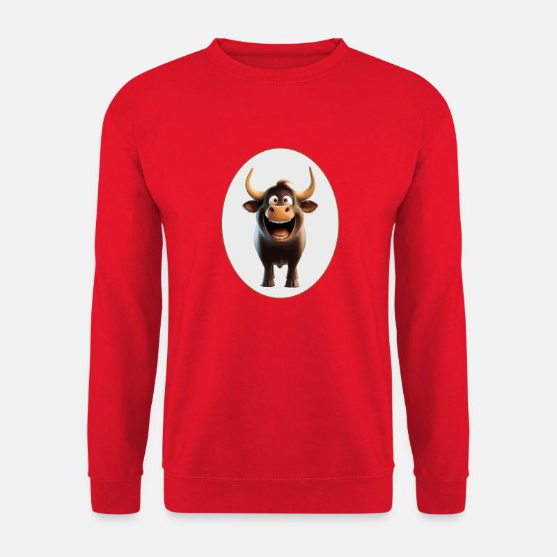 Stier Kuh - Unisex Pullover - Rot