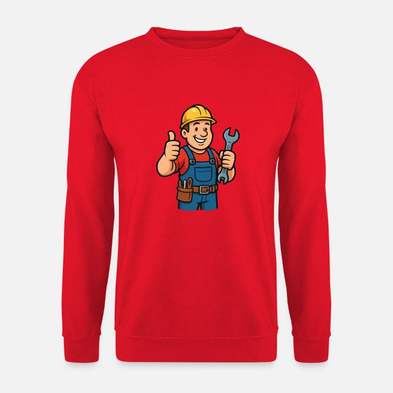 handwerker - Unisex Pullover - Rot