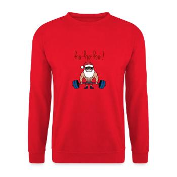 Frohe Weihnachten lustig Familie Geschenk - Unisex Pullover - Rot - Vorne - Alina (178cm) & Michal (187cm)