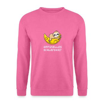 offizielles schlafshirt - Unisex Pullover - Pink - Vorne
