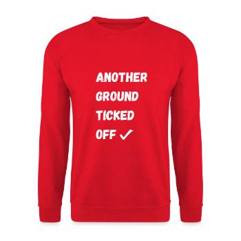 ANOTHER GROUND TICKED OFF - Unisex Sweatshirt - red - Front - Alina (178cm) & Michal (187cm)