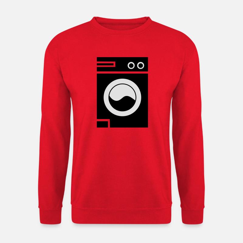 Waschmaschine - Unisex Pullover - Rot