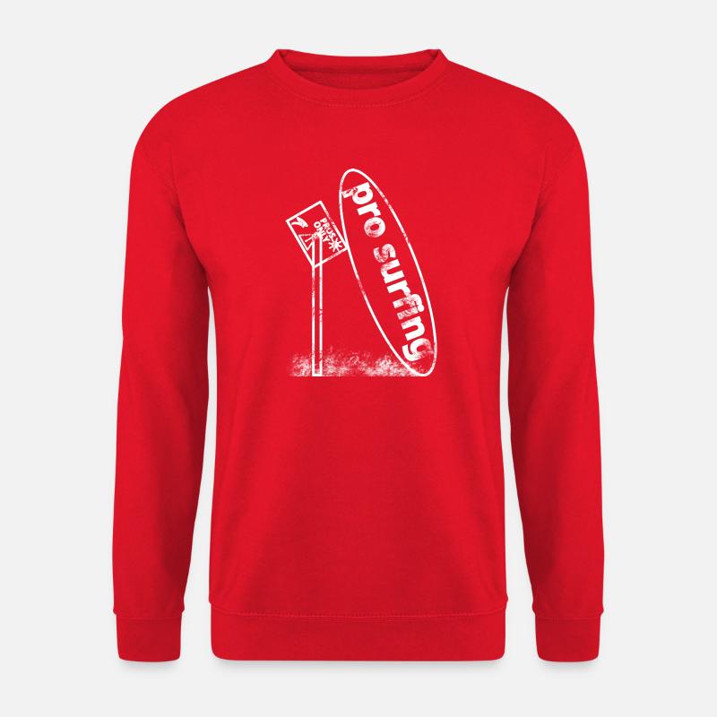 Decaying Surfboard - Unisex Sweatshirt - red