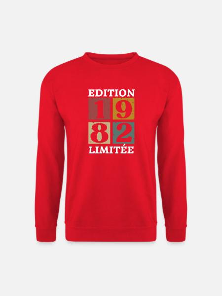Limitierte Auflage 1982 geboren 1982 - Unisex Pullover - Rot