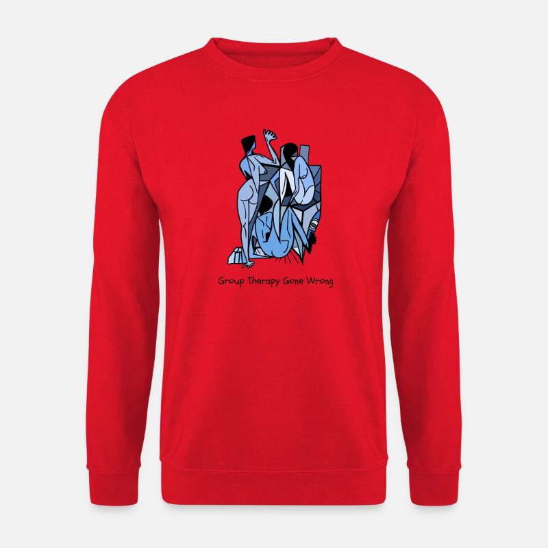 Group Therapy Gone Wrong - Unisex Pullover - Rot