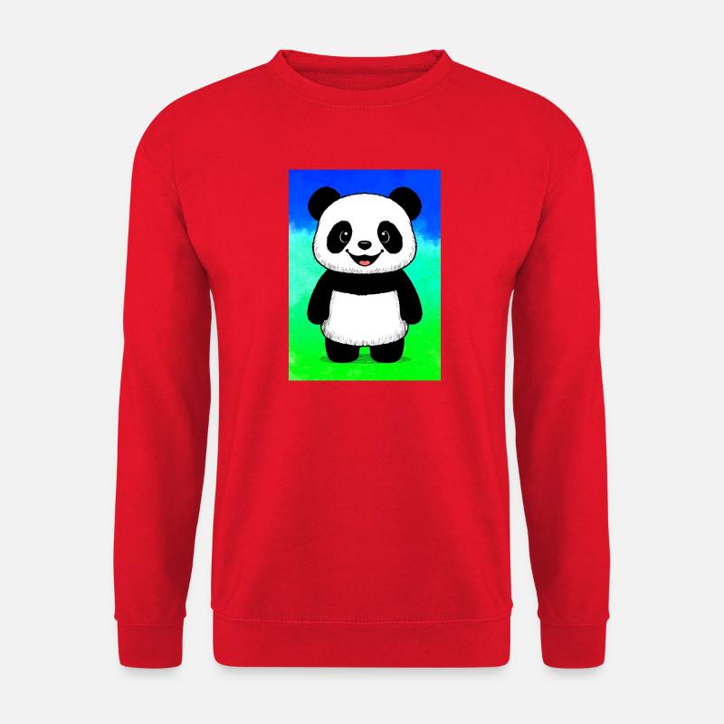 Panda - Unisex Pullover - Rot