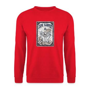 Cosmic Alignment Spirit - Unisex Sweatshirt - red - Front - Alina (178cm) & Michal (187cm)