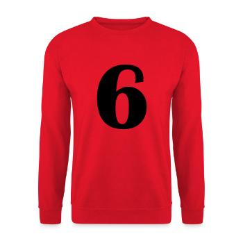6 - Unisex Pullover - Rot - Vorne - Alina (178cm) & Michal (187cm)
