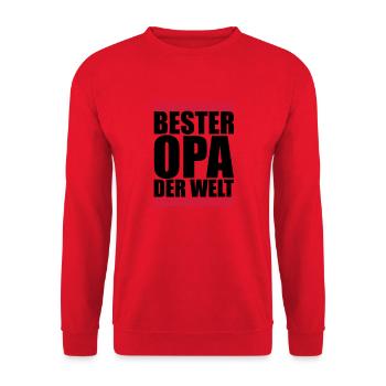 Papy - Sweat-shirt Unisexe - rouge - Devant - Alina (178cm) & Michal (187cm)