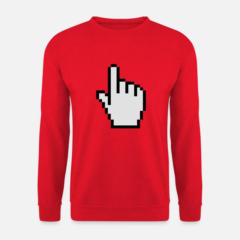 Mouse pointer - Unisex Sweatshirt - red