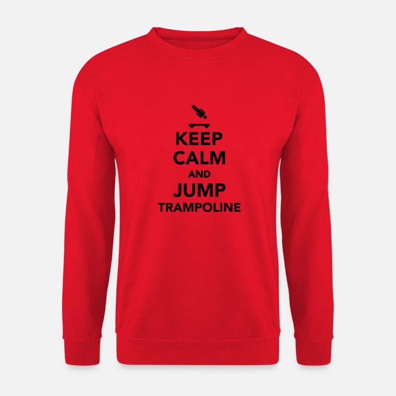 Trampolin - Unisex Pullover - Rot