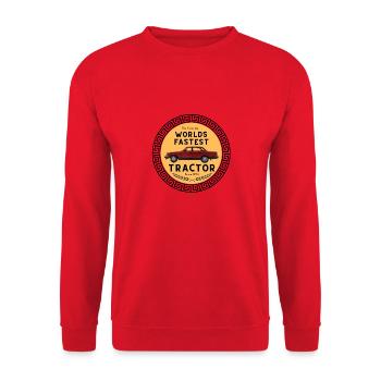 Herrgårdsvagn - Unisex Pullover - Rot - Vorne - Alina (178cm) & Michal (187cm)