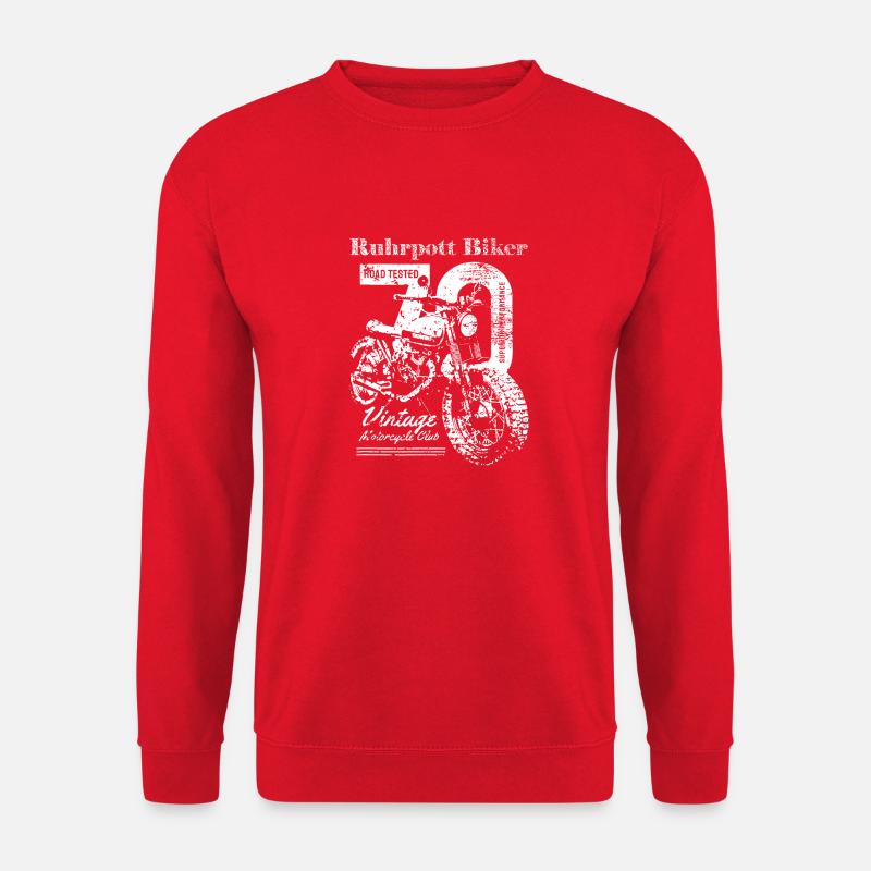 Ruhrpott Biker Vintage - Unisex Pullover - Rot