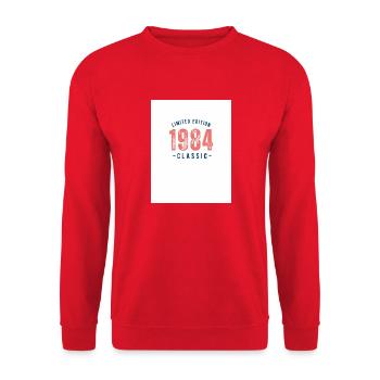 LIMITED EDITION1984 CLASSIC - Unisex Pullover - Rot - Vorne - Alina (178cm) & Michal (187cm)