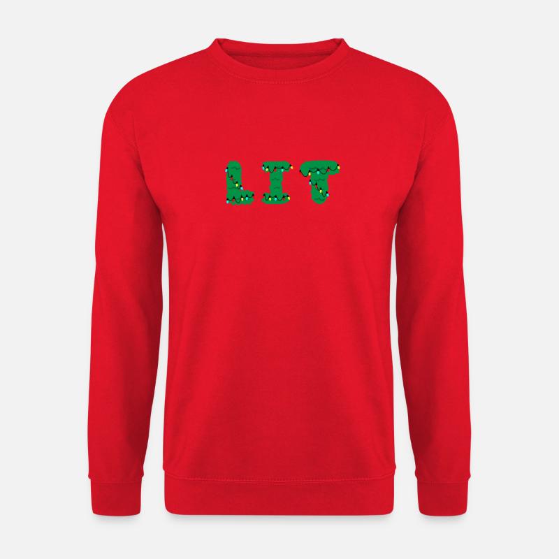 LIT. Advent-Design mit Statement. - Unisex Pullover - Rot