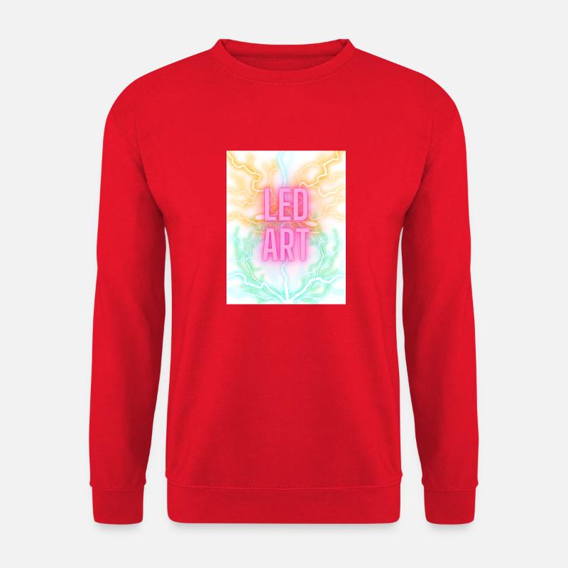LED ART - Unisex Pullover - Rot