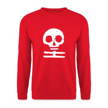 White Death Finland - Unisex Sweatshirt - red - Front - Alina (178cm) & Michal (187cm)