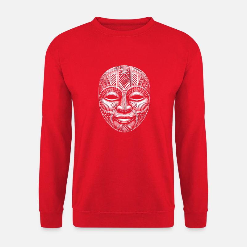 Maske - Unisex Pullover - Rot