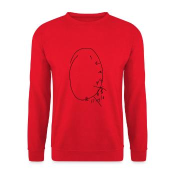 Will Graham's Clock - Hannibal tv series - Unisex Sweatshirt - red - Front - Alina (178cm) & Michal (187cm)