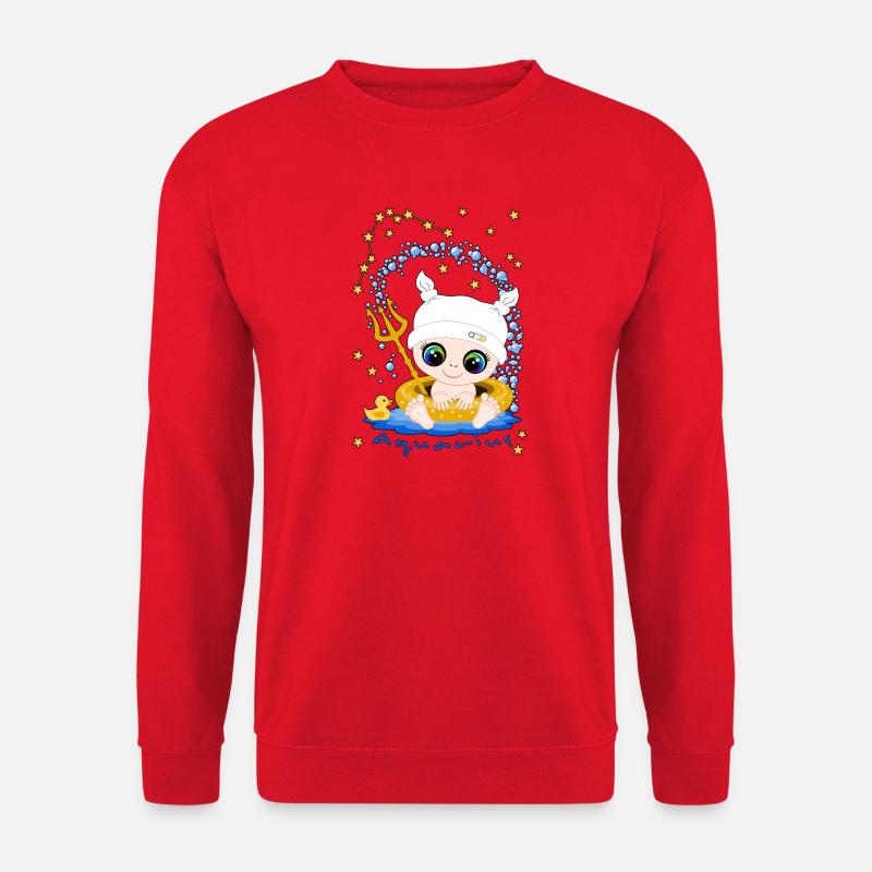 sternzeichen_aquarius - Unisex Pullover - Rot
