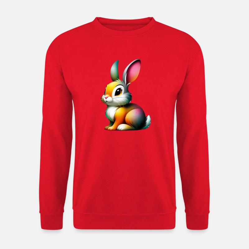 Kaninchen - Unisex Pullover - Rot