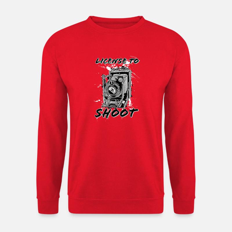 Lizenz zum Knipsen - Unisex Pullover - Rot