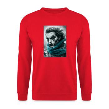 Held - Unisex Pullover - Rot - Vorne - Alina (178cm) & Michal (187cm)