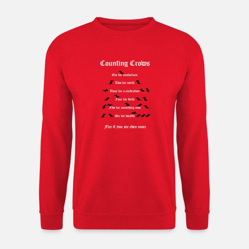 Crow Counting - Unisex Pullover - Rot