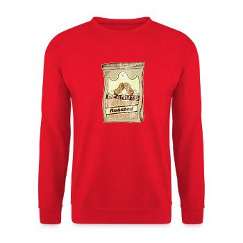Pack rétro de cacahuètes grillées - Sweat-shirt Unisexe - rouge - Devant - Alina (178cm) & Michal (187cm)