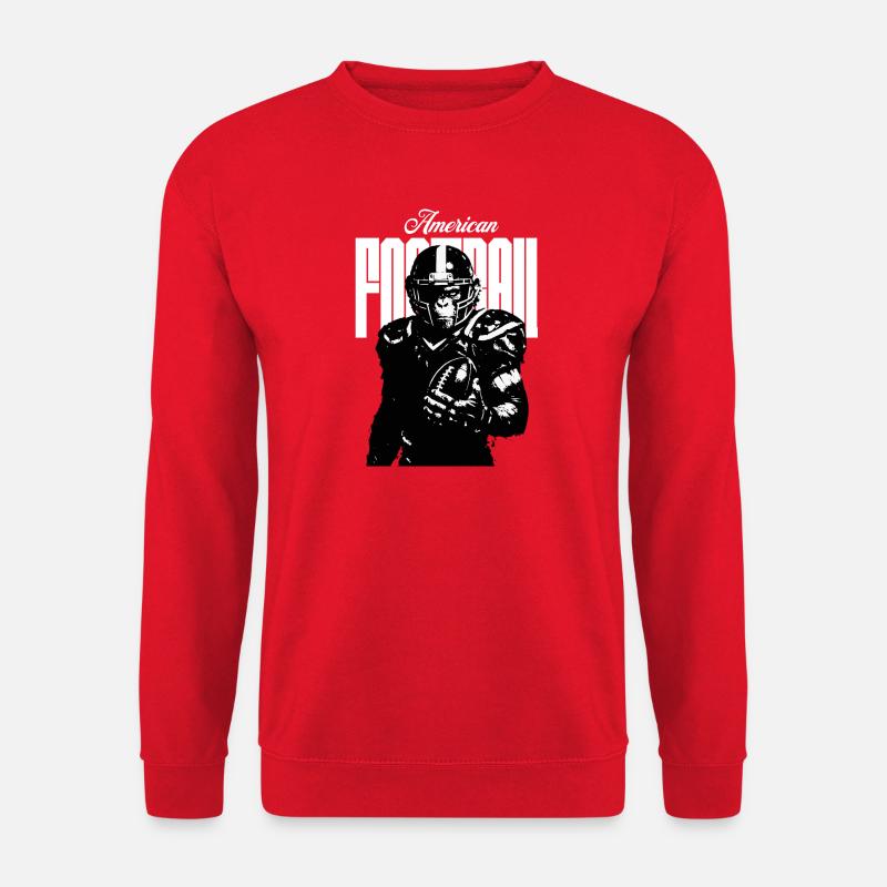 American-Football-Affe - Unisex Pullover - Rot