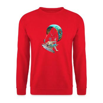 Fantasy Kiter Mystic - Unisex Sweatshirt - red - Front - Alina (178cm) & Michal (187cm)