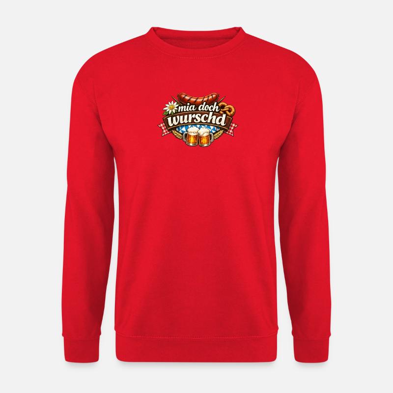 Mia Doch Wurschd - Unisex Pullover - Rot