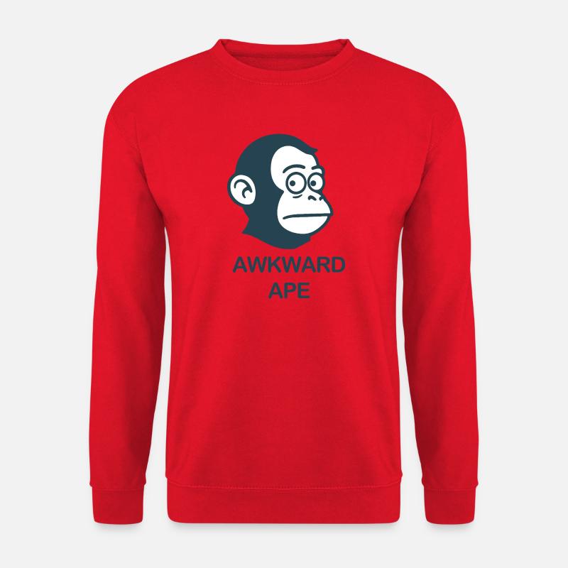 Awkward_Ape Chemise avec le logo - Sweat-shirt Unisexe - rouge