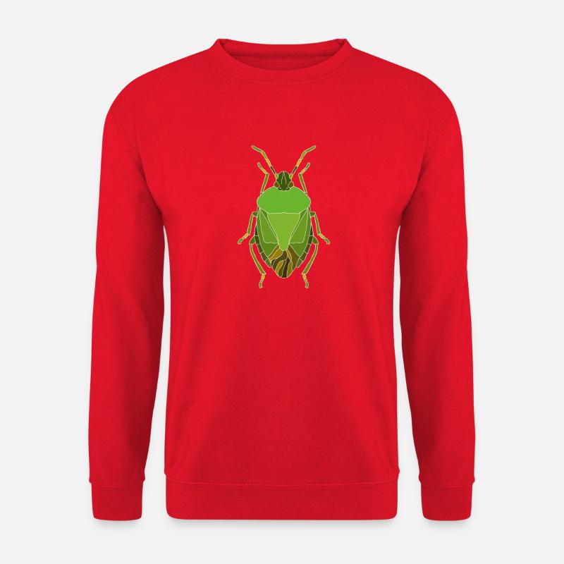 großer Grünling - Unisex Pullover - Rot