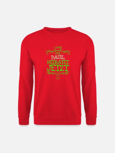 Basil - Unisex Pullover - Rot
