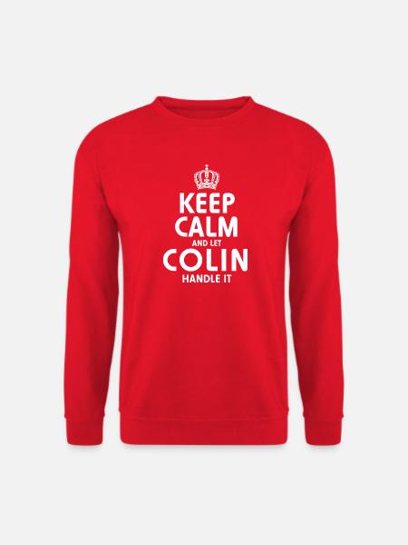 COLIN: Regel das. - Unisex Pullover - Rot