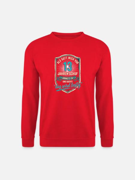 13 Jahre Das Wird Lustig Teenager Spruch - Unisex Pullover - Rot